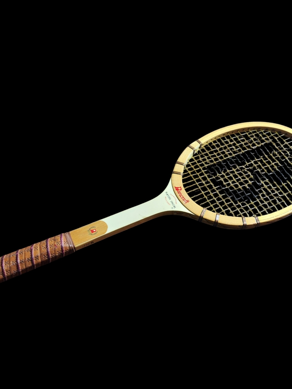 Bancroft Players Special Championship Registered Wood Tennis Racquet 4 1/2 L